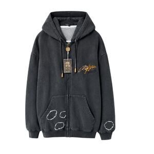 MISKEEN black men unisex 4XL hoodie Indian skull tie-dye hoodie